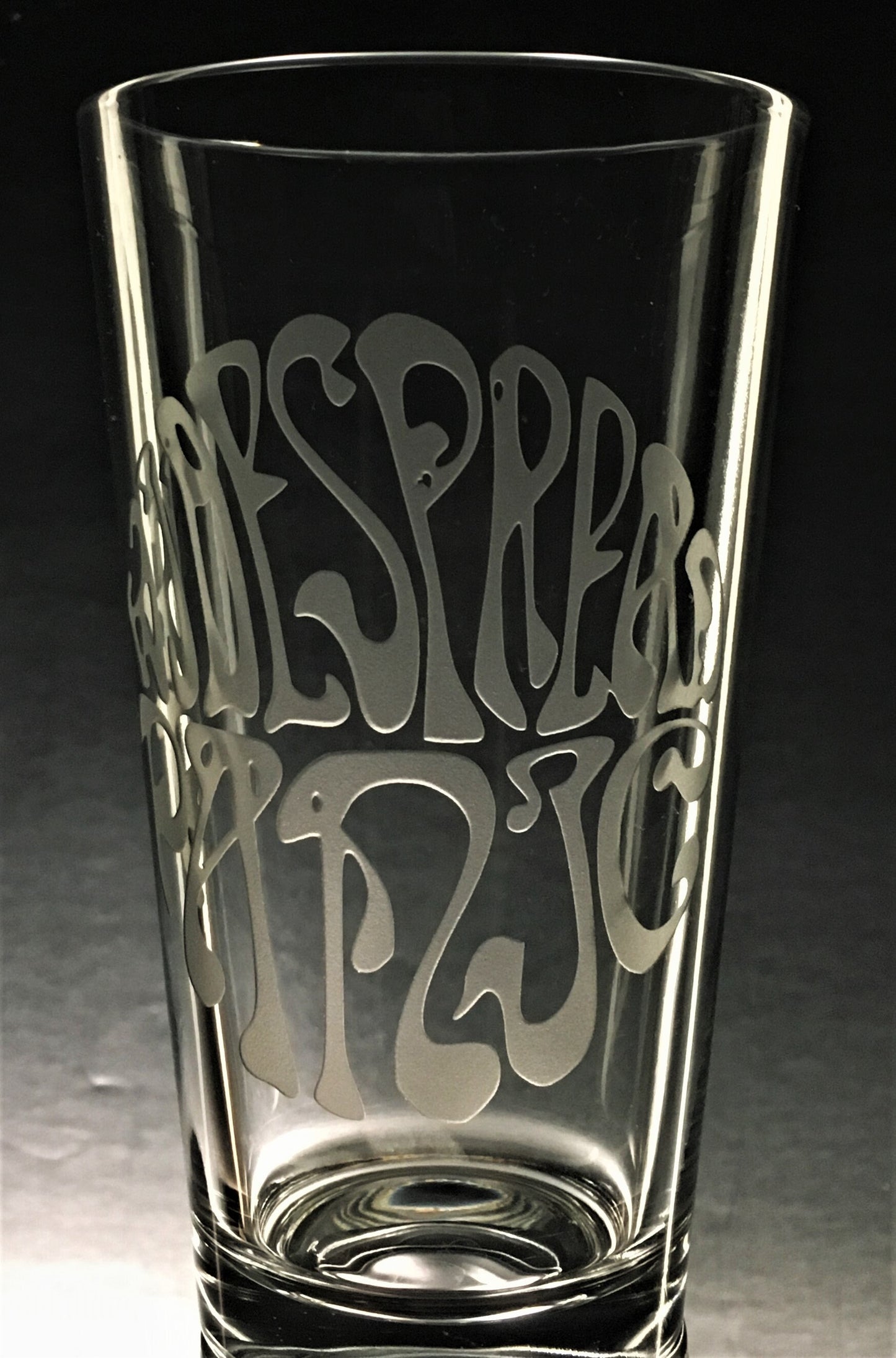 Sandblasted Widespread Logo Glasses