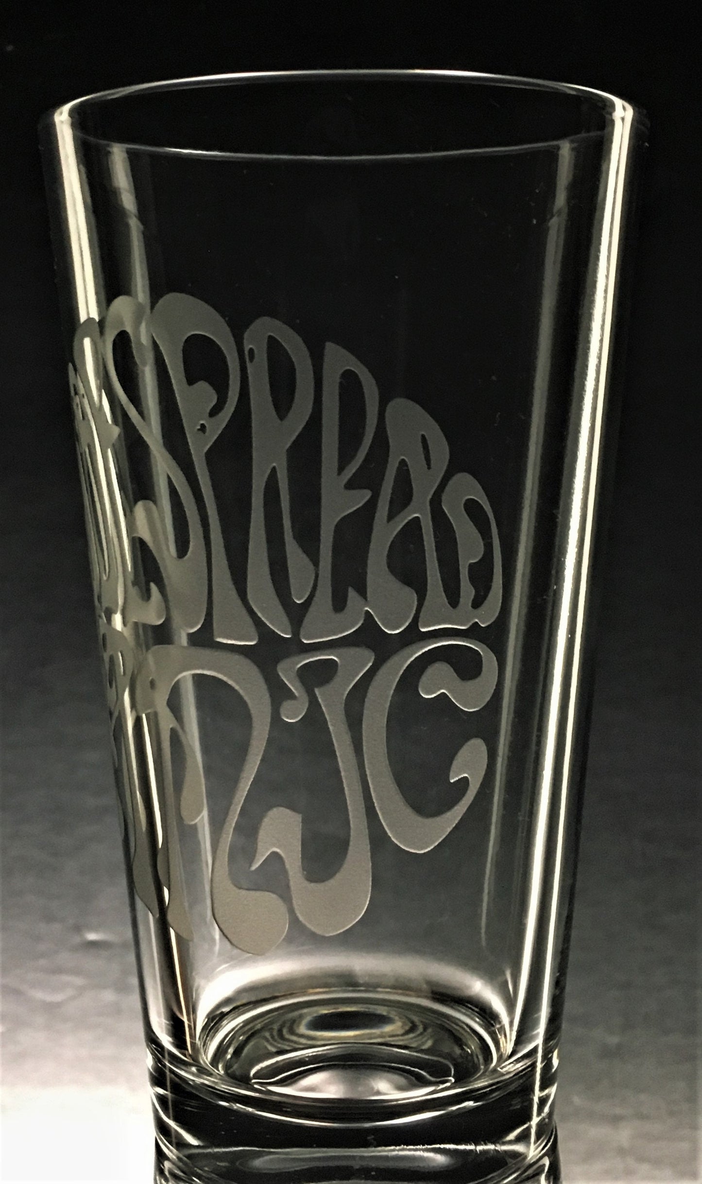 Sandblasted Widespread Logo Glasses