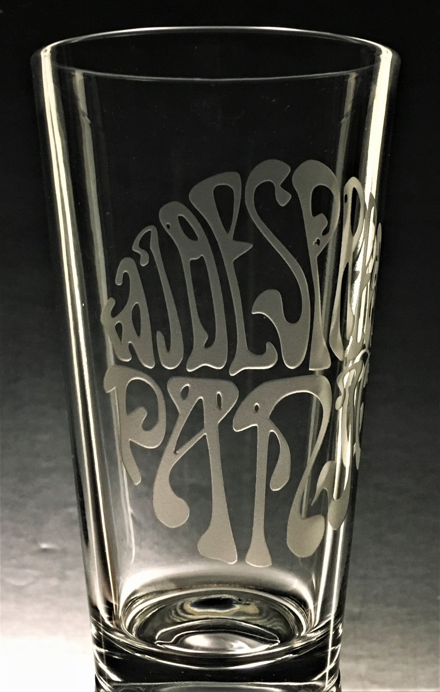 Sandblasted Widespread Logo Glasses