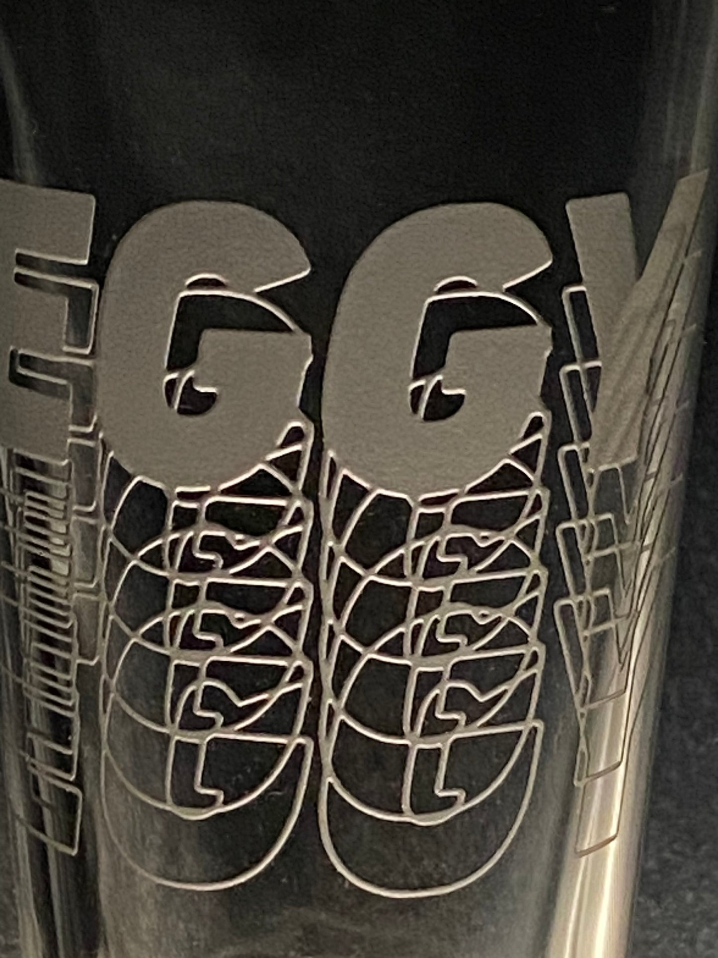Eggy Sandblasted Glasses