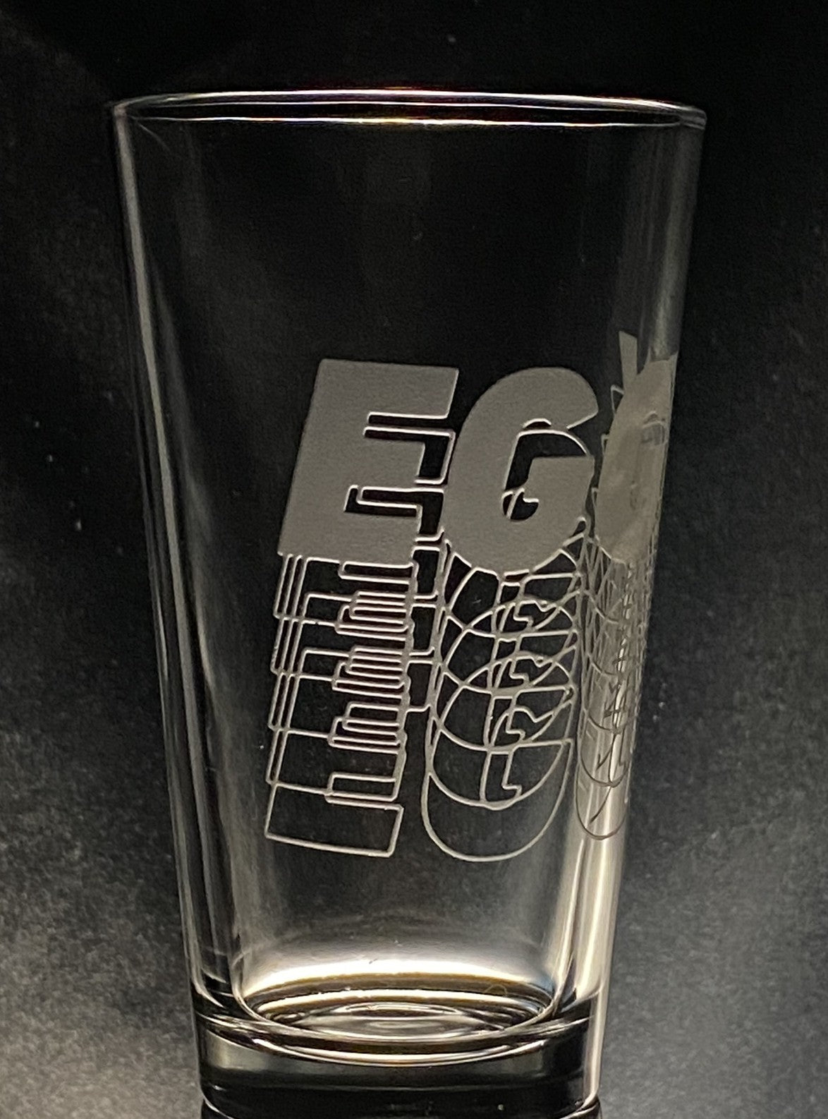 Eggy Sandblasted Glasses