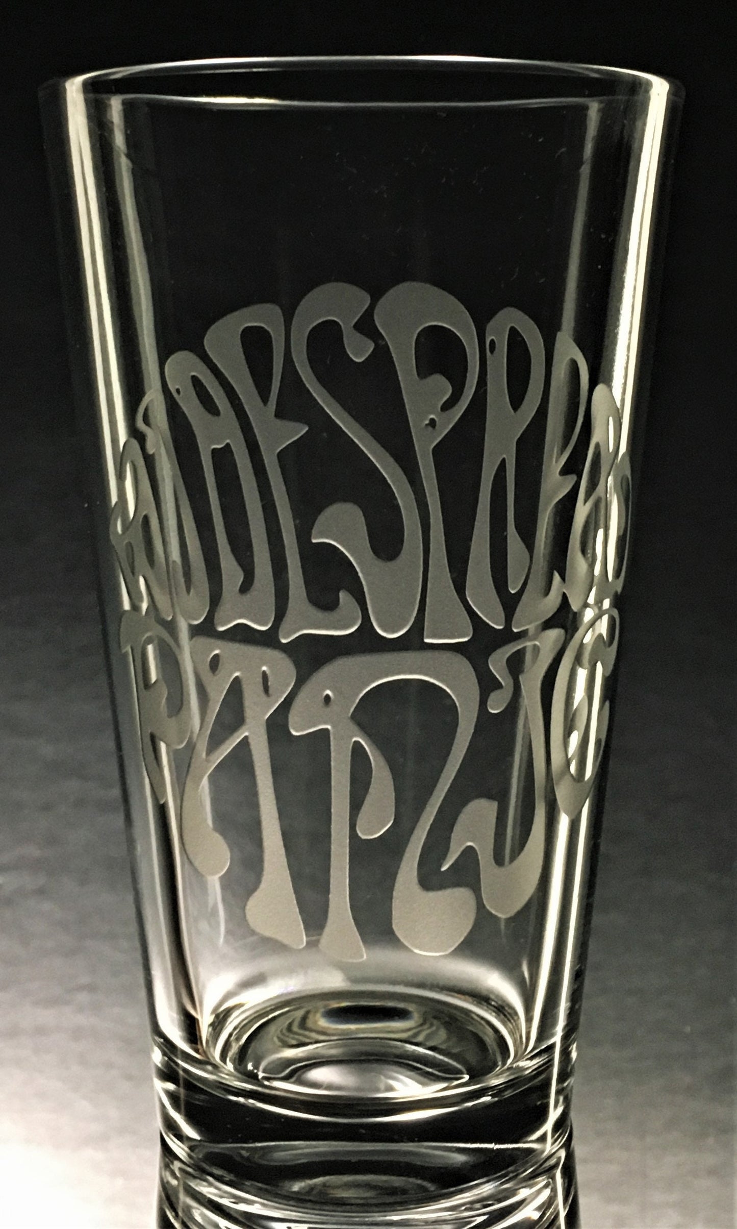 Sandblasted Widespread Logo Glasses