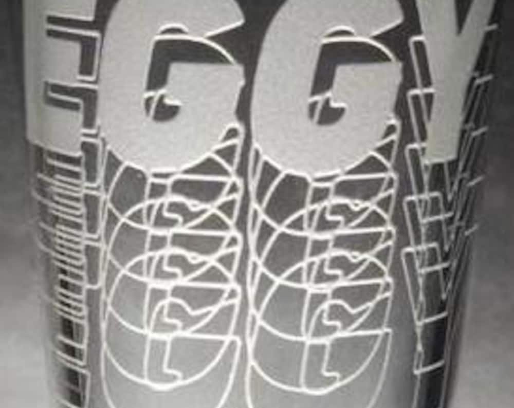Eggy Sandblasted Glasses