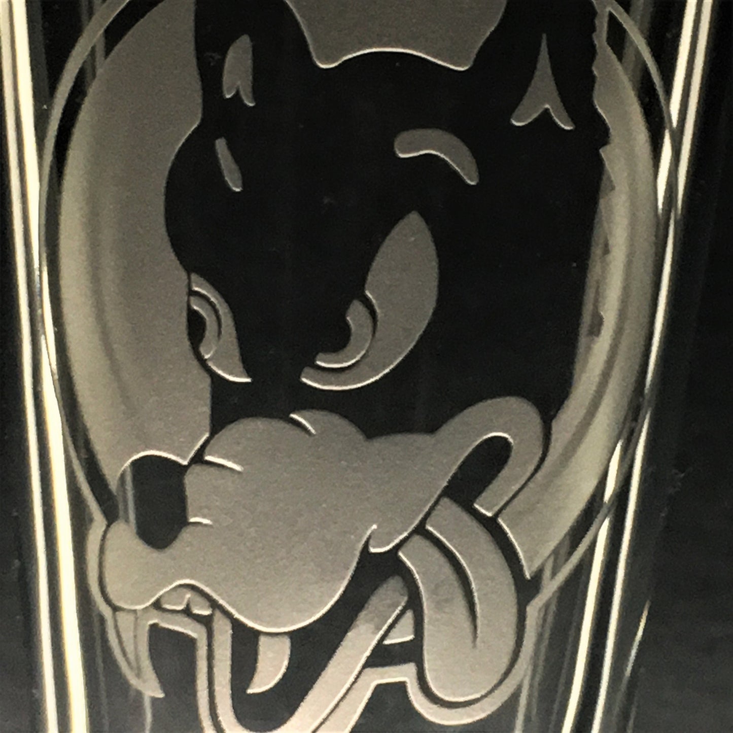 Jerry Garcia's Wolf Sandblasted Glasses