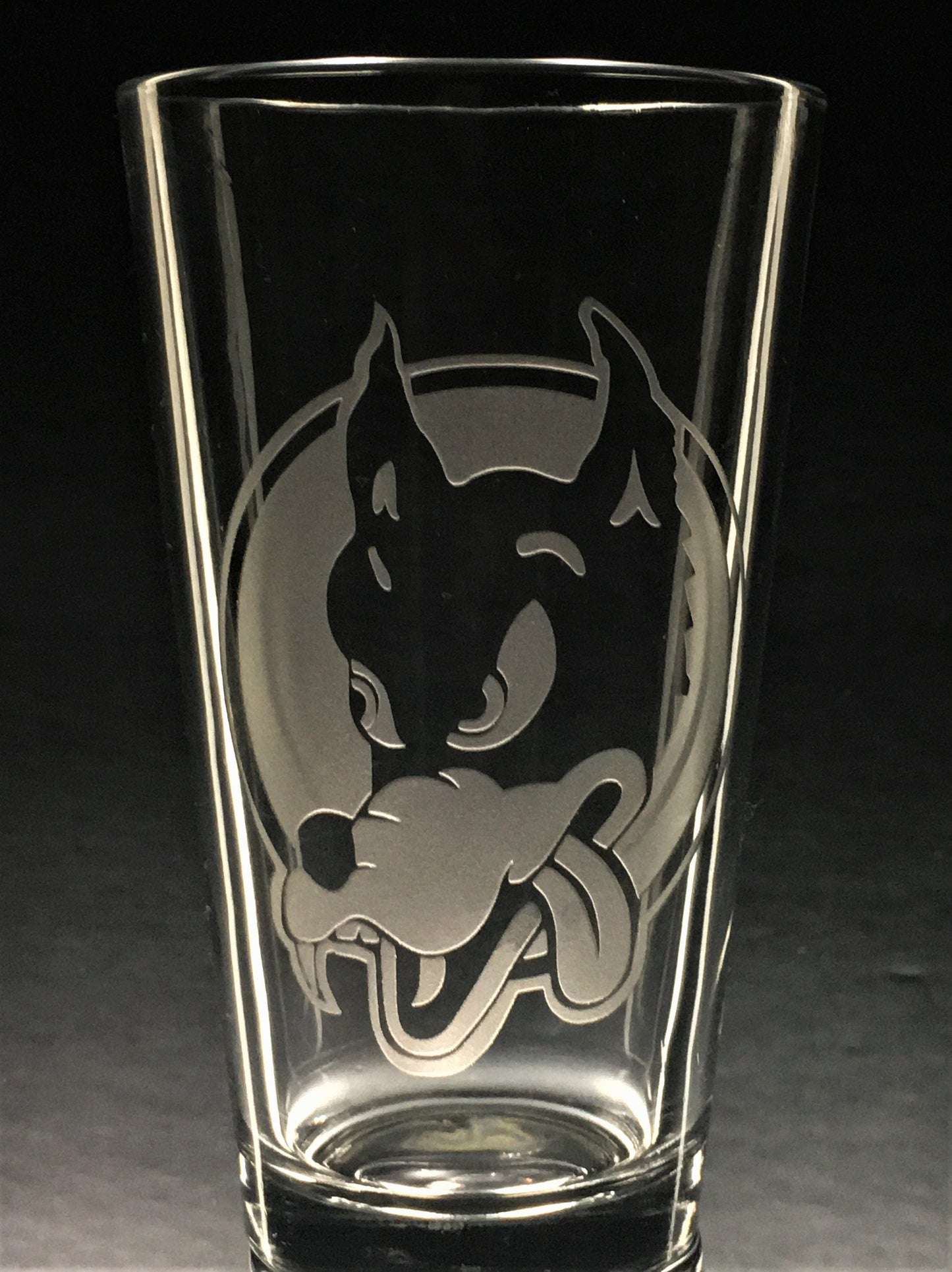 Jerry Garcia's Wolf Sandblasted Glasses