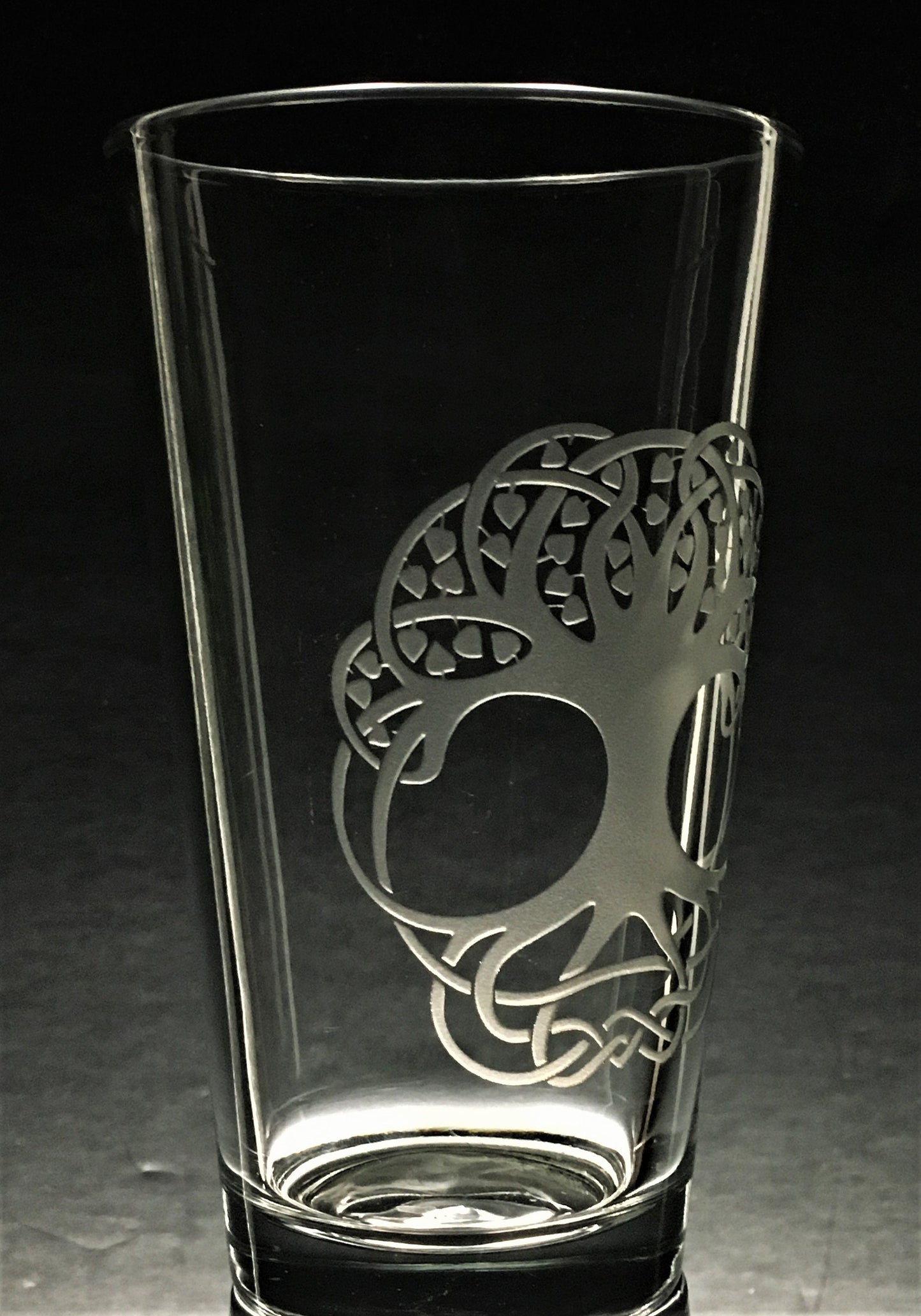 Tree of Life Sandblasted Glasses