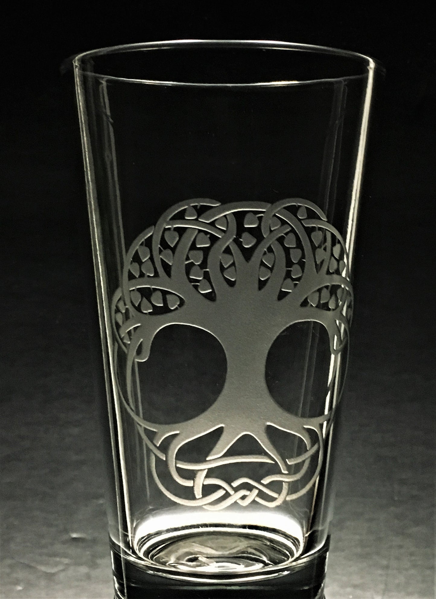 Tree of Life Sandblasted Glasses