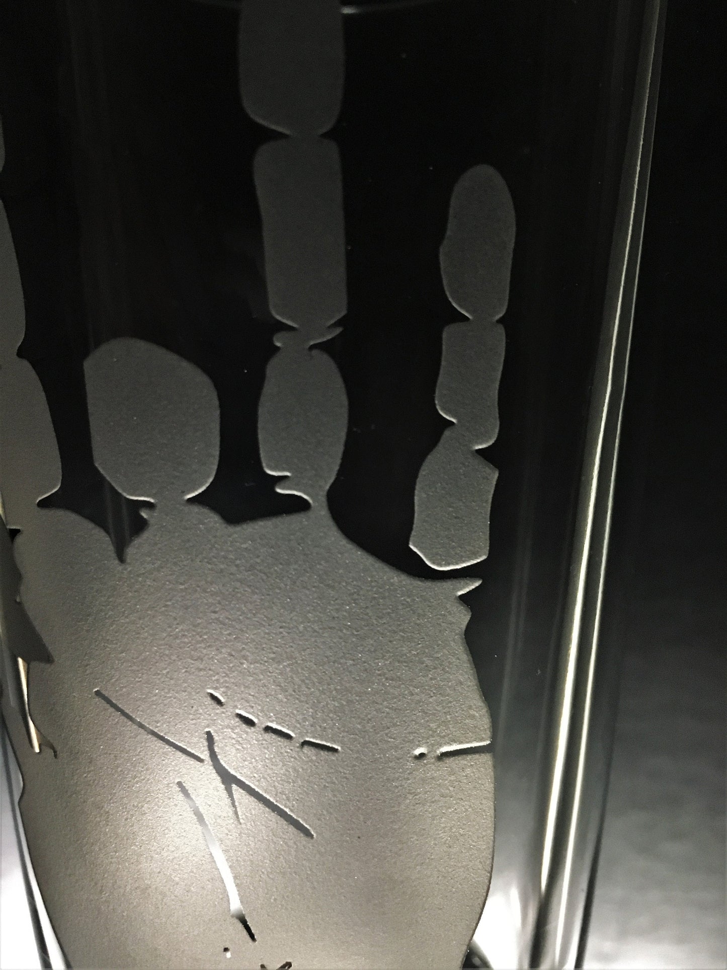 Jerry's Handprint Sandblasted Glasses