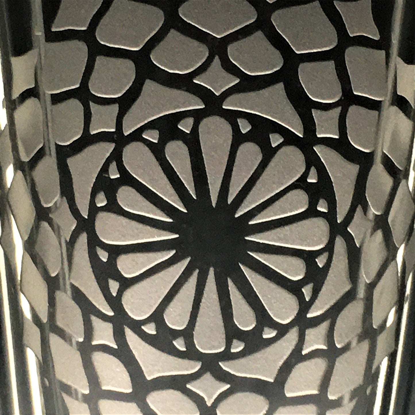 Lotus Mandala Sandblasted Glasses