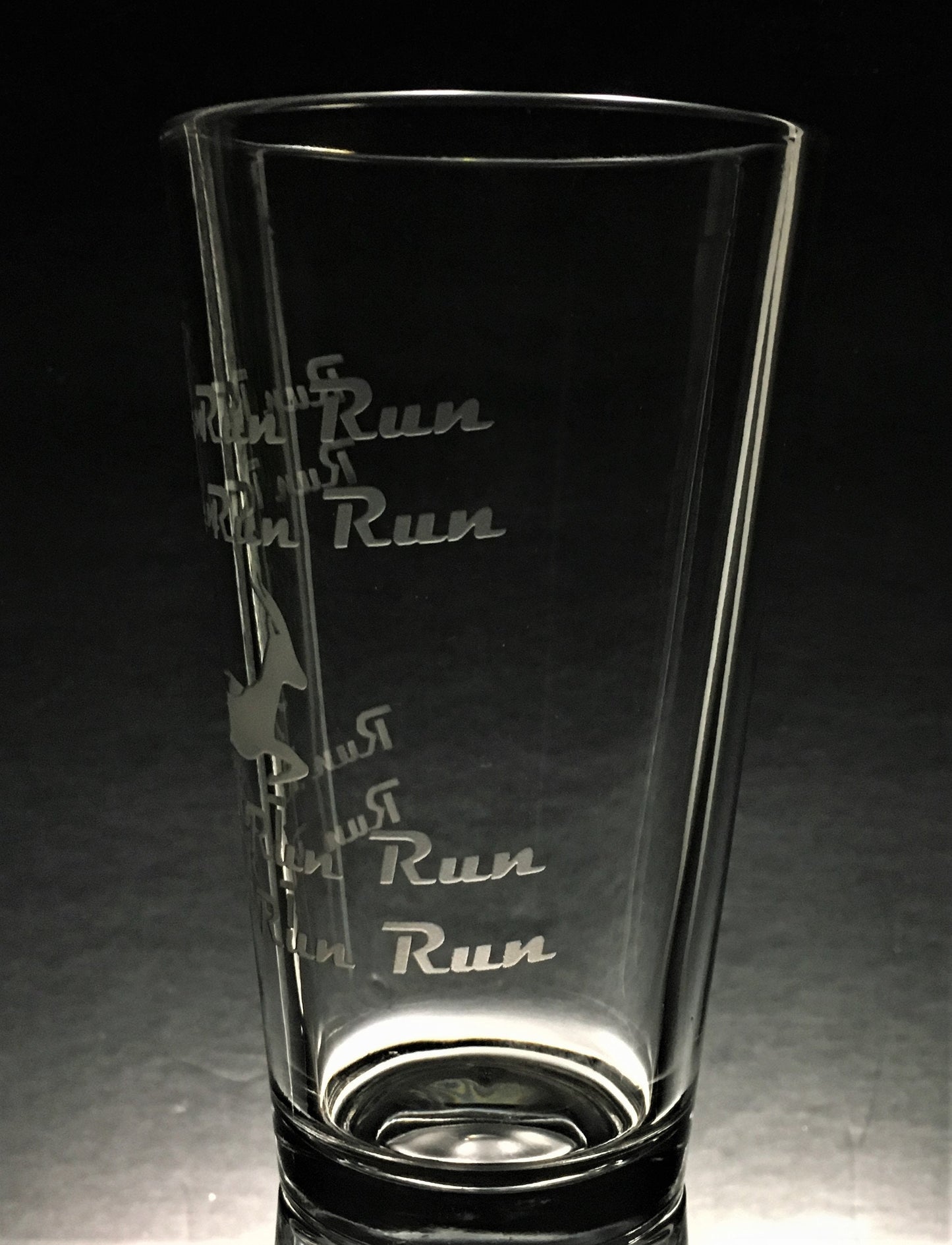 Phish Antelope Sandblasted Glasses Run Run Run Run