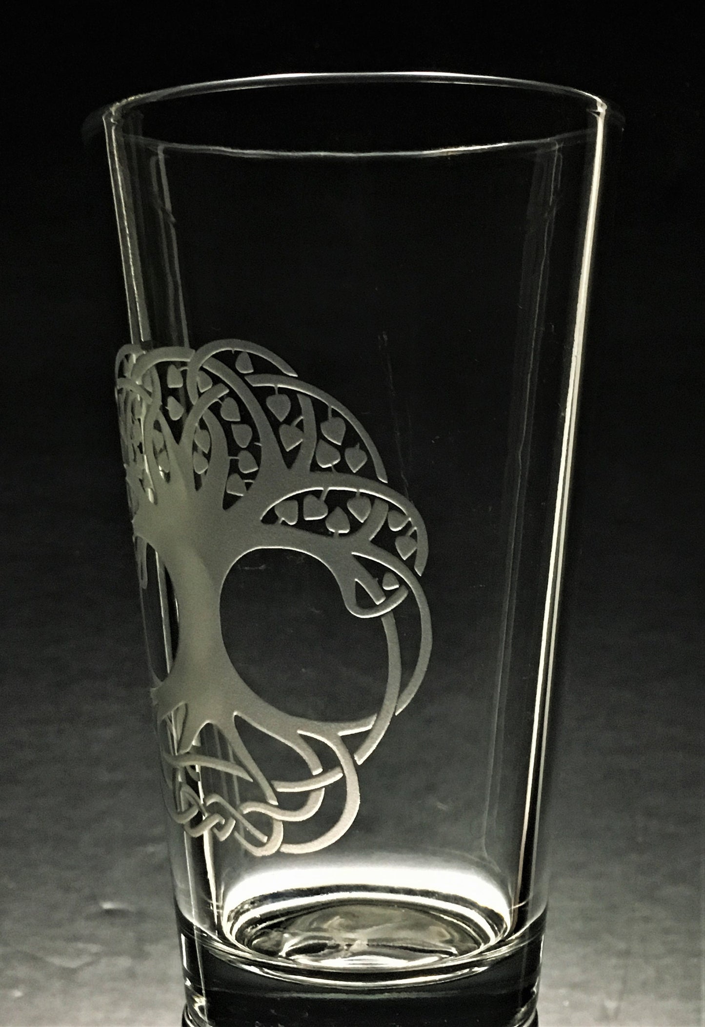 Tree of Life Sandblasted Glasses