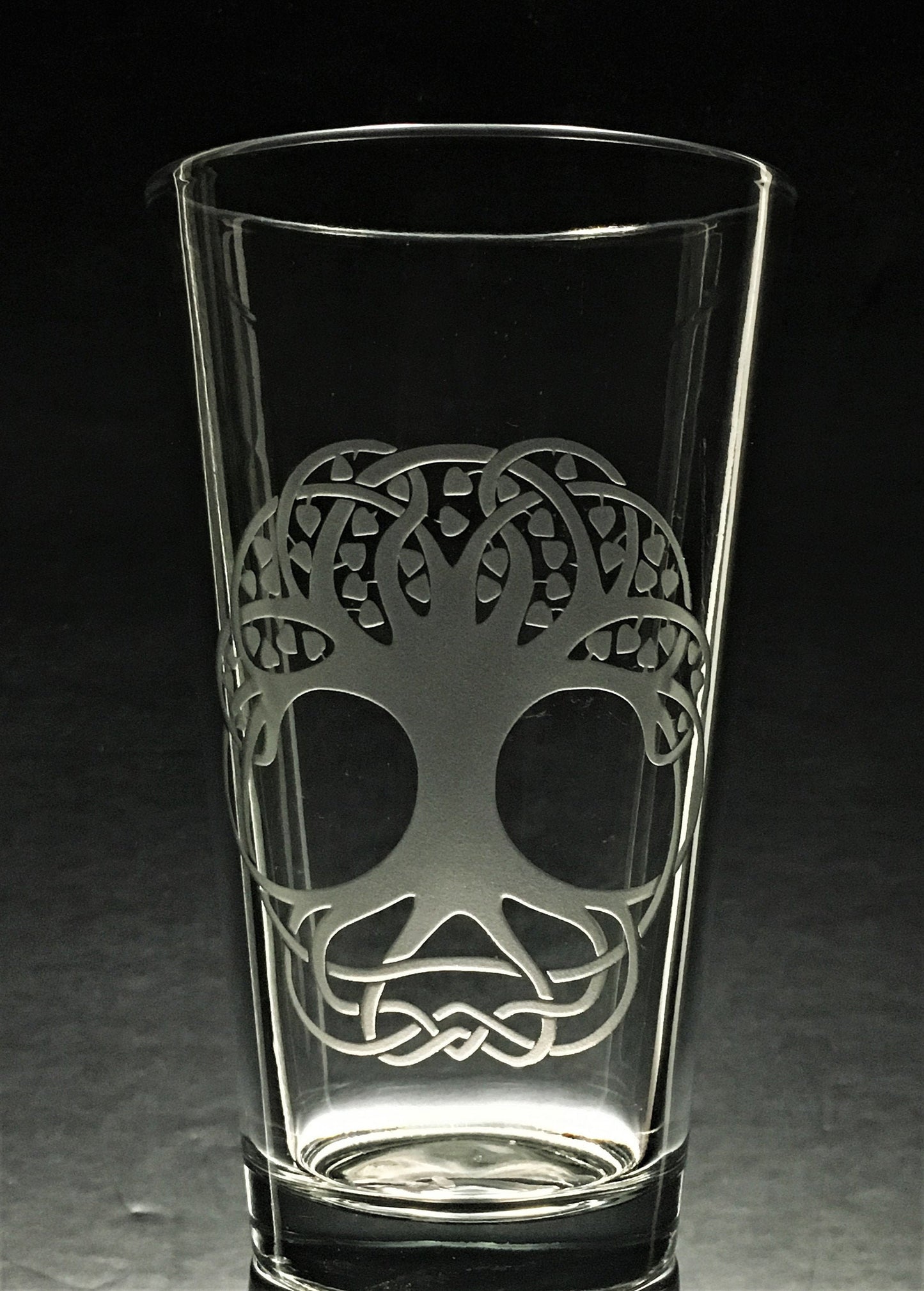 Tree of Life Sandblasted Glasses