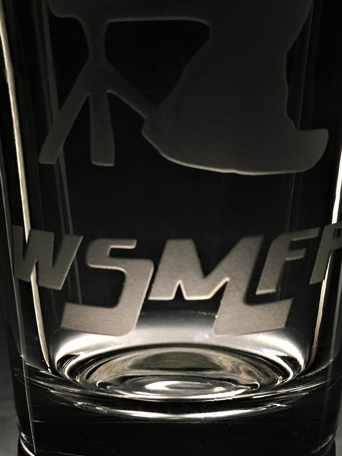 Sandblasted Widespread Panic Mikey Houser Glasses