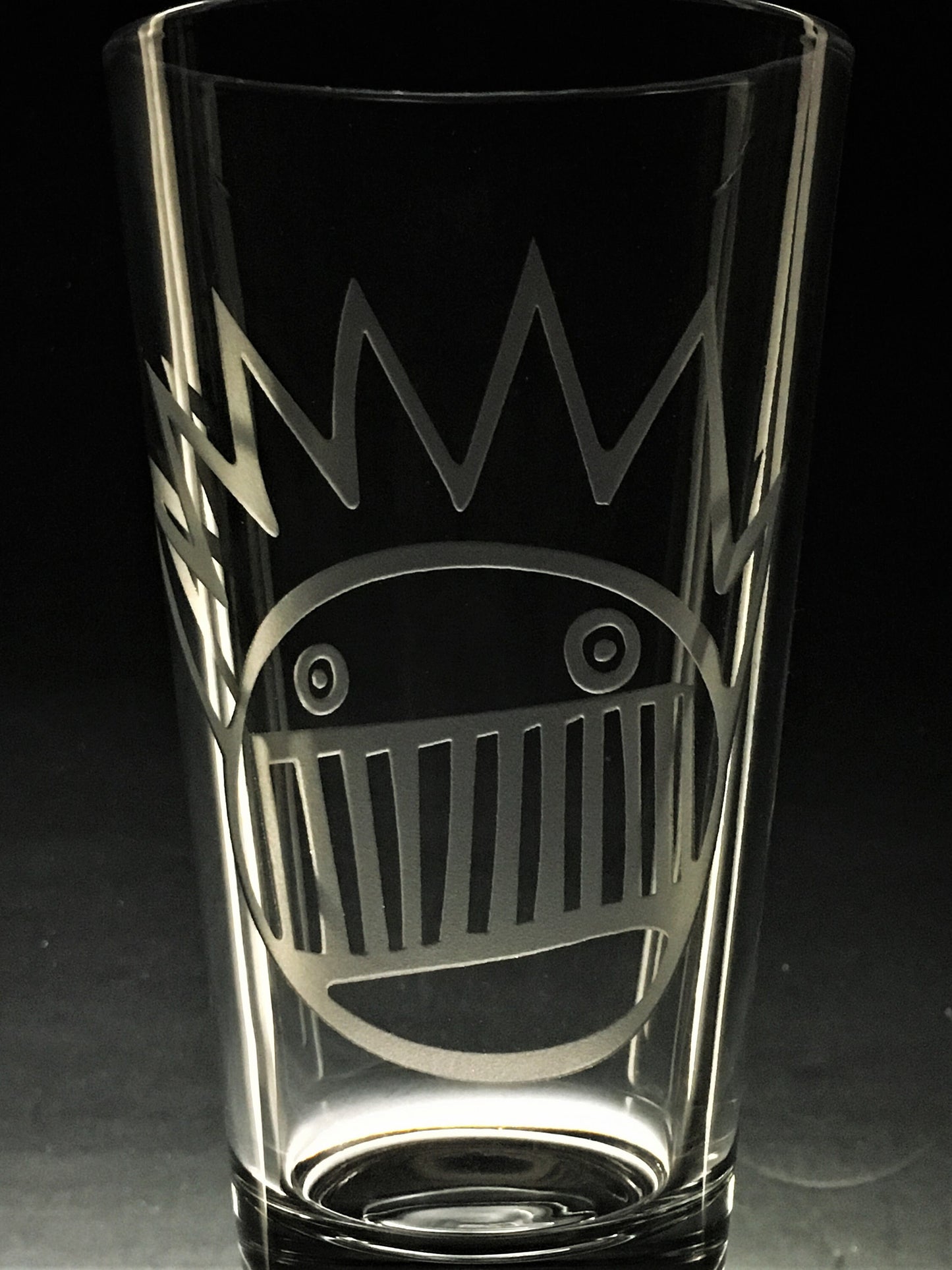 Sandblasted Ween "Boognish" Glasses