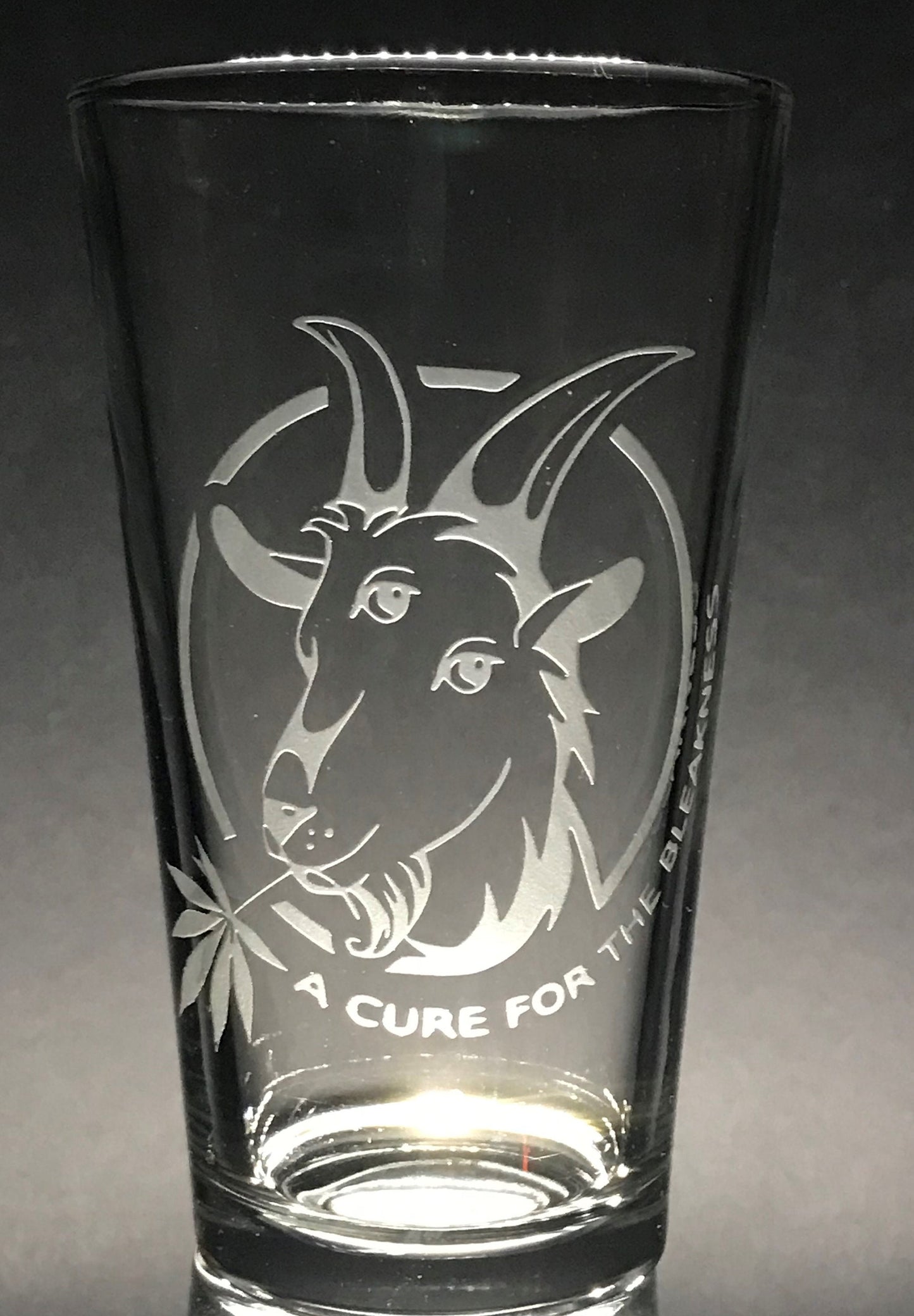 Billy Strings "Cure for the Bleakness" Sandblasted Glasses