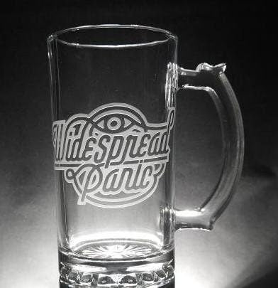 Sandblasted Widespread Panic Glasses
