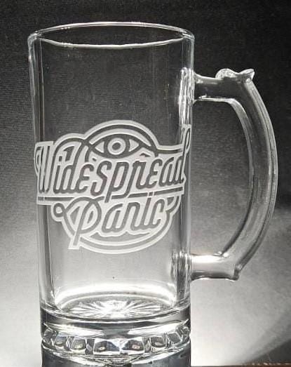 Sandblasted Widespread Panic Glasses