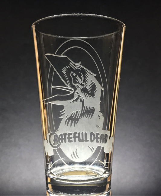 The Raven~ Sandblasted Glasses
