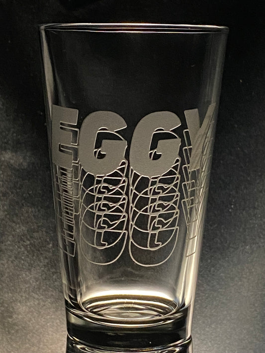 Eggy Sandblasted Glasses