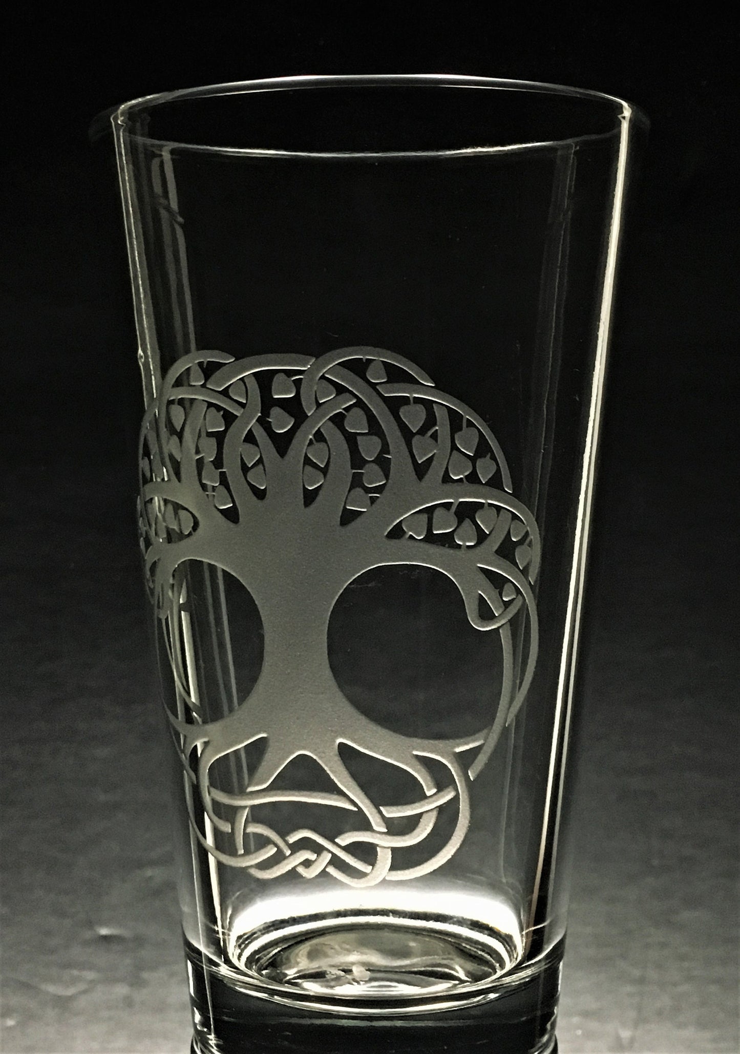 Tree of Life Sandblasted Glasses