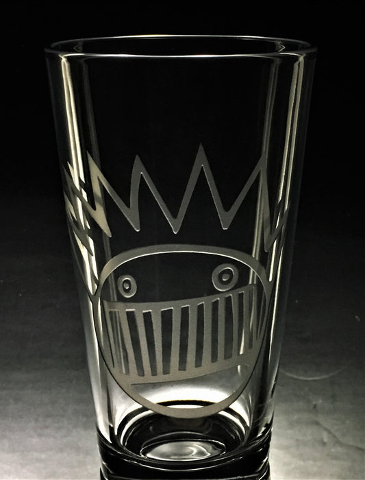 Sandblasted Ween "Boognish" Glasses