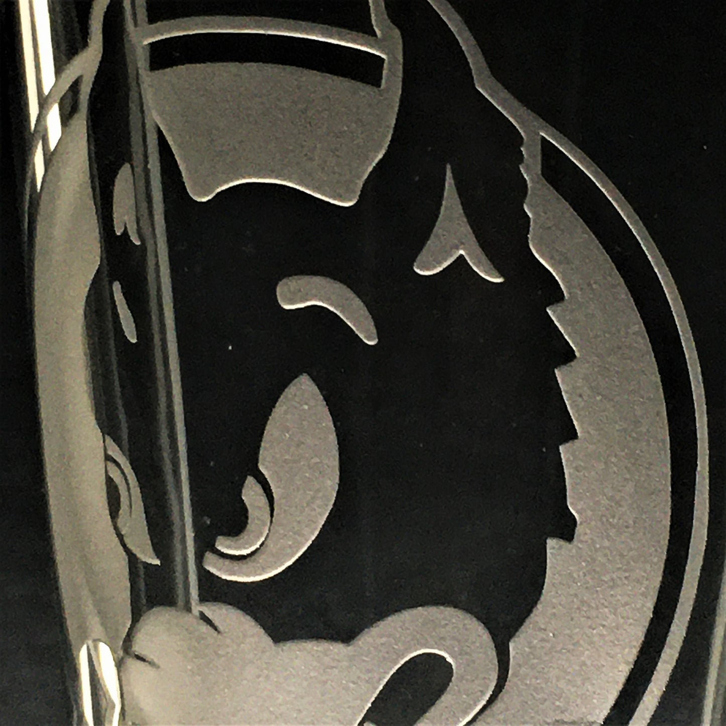 Jerry Garcia's Wolf Sandblasted Glasses