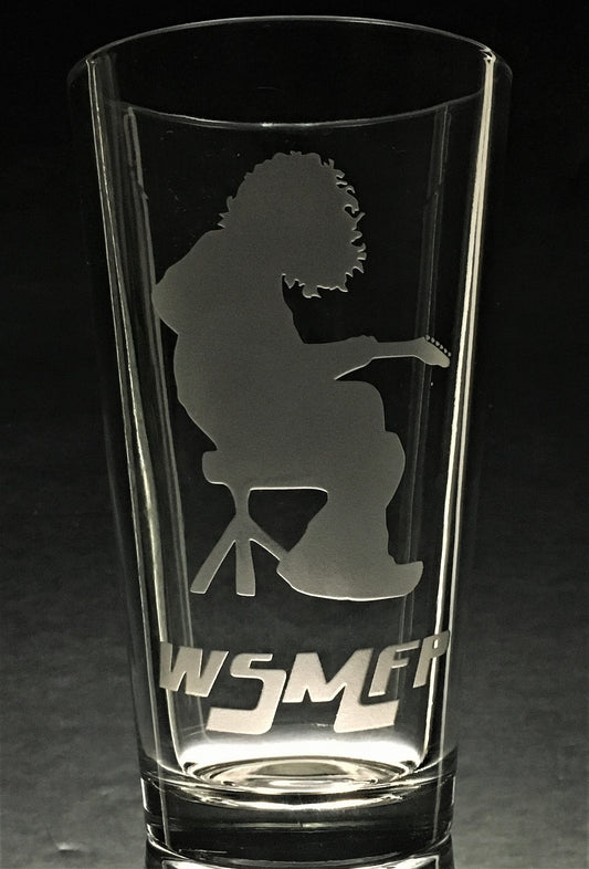 Sandblasted Widespread Panic Mikey Houser Glasses