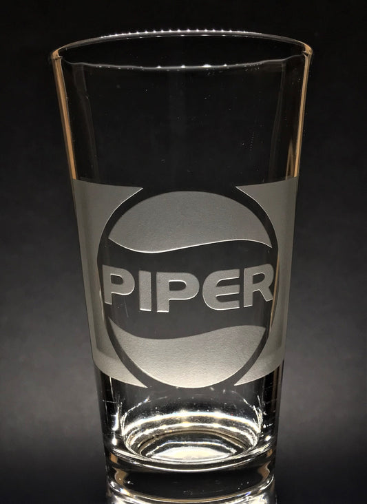 Phish - Piper  Sandblasted Glasses