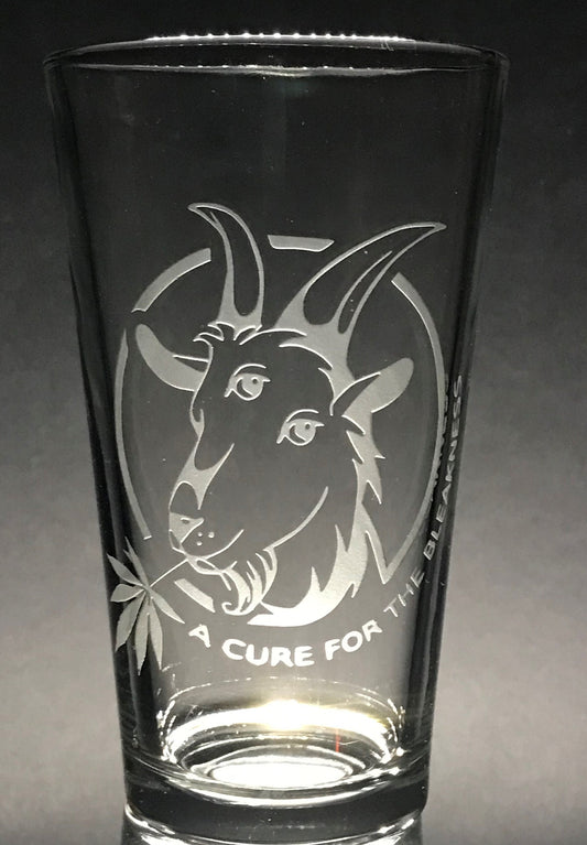 Billy Strings "Cure for the Bleakness" Sandblasted Glasses