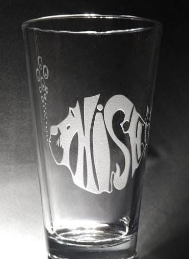 Phish Sandblasted Glasses